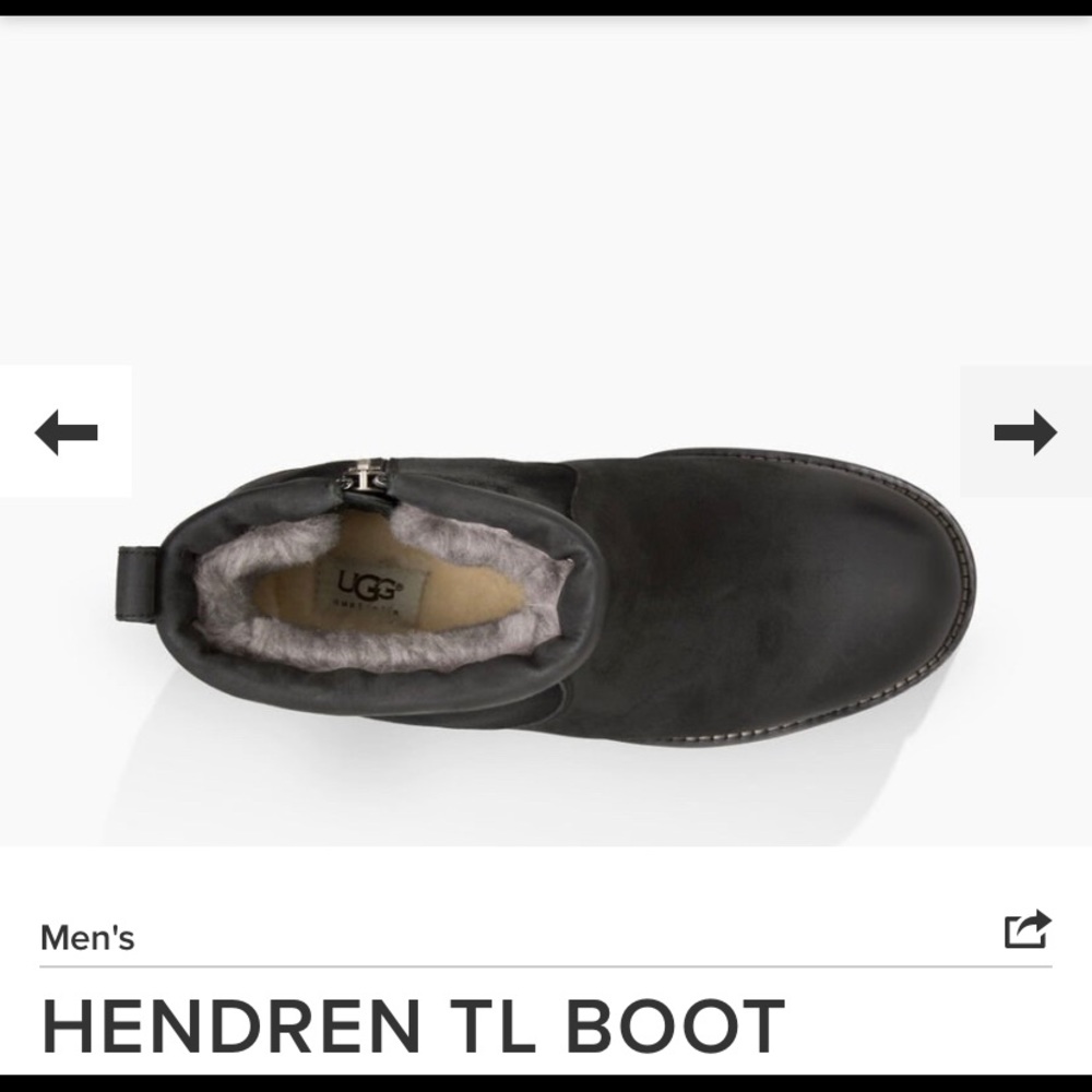 New Authentic UGG Men’s Hendren Boot - Picture 5 of 6